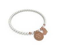 Bracciale 10 Buoni Propositi Donna in Acciaio B5109RO/WT - B5109RO/WT